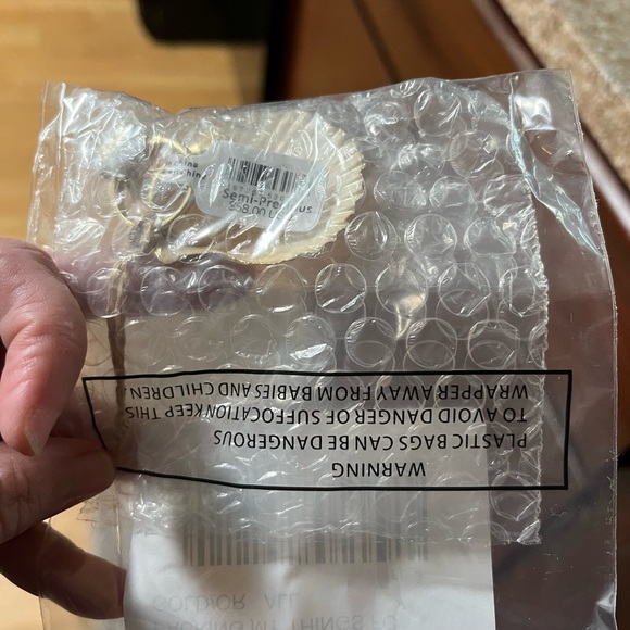 NWT Free People Semi-Precious Ring Set/Duo Gold Tone - Picture 8 of 14